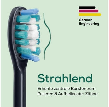Beurer SC Premium Whiten Bürstenköpfe schwarz 4 Stk. – Schonende Reinigung für empfindliches Zahnfleisch