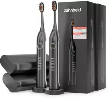 Zahnheld Schallzahnb&uuml;rste im Doppelpack G3 mit Etui 2 St Set