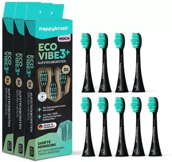happybrush V3 schwarz (3 x 3 Stk.)