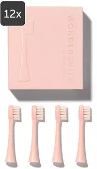 Wondersmile B&uuml;rstenk&ouml;pfe Weich Atomic Rose (12 Stk.)