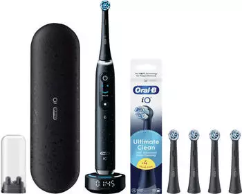Oral-B iO Series 10 Special Edition Cosmic Black + iO Ultimate Clean Schwarz (4 Stk.)