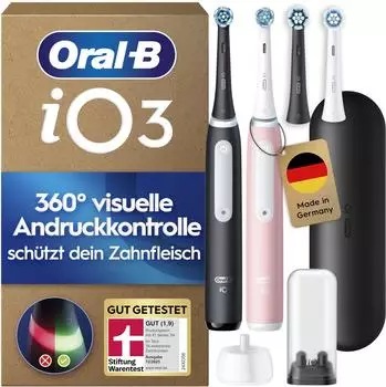 Oral-B iO Series 3 Duo Set matt black/blush pink