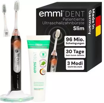 emmi-dent Ultraschallzahnb&uuml;rste Slim 1 St Zahnb&uuml;rste