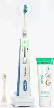 emmi-dent Ultraschallzahnbürste Platinum Carbon 1 St Zahnbürste
