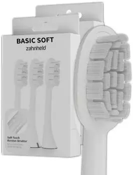 Zahnheld Aufsteckbürsten Basic Soft weiß 6 Stk.
