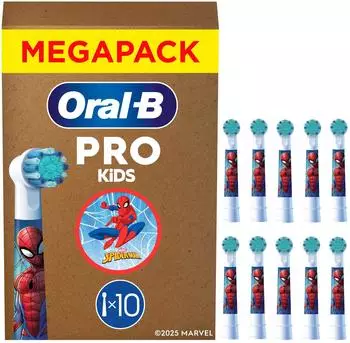 Oral-B Pro Kids 3+ Aufsteckbürsten Marvel Spiderman 10 Stk.