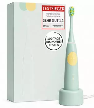 Wondersmile Kids Schallzahnbürste ab 3 Jahre Magic Mint
