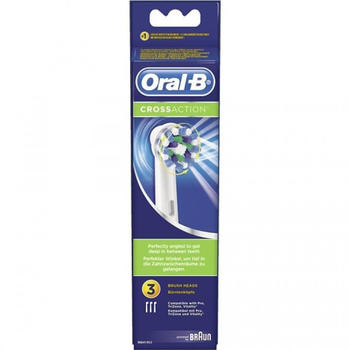 Oral-B CrossAction Ersatzbürsten + blend-a-med Complete (3 Stk. + 75ml)
