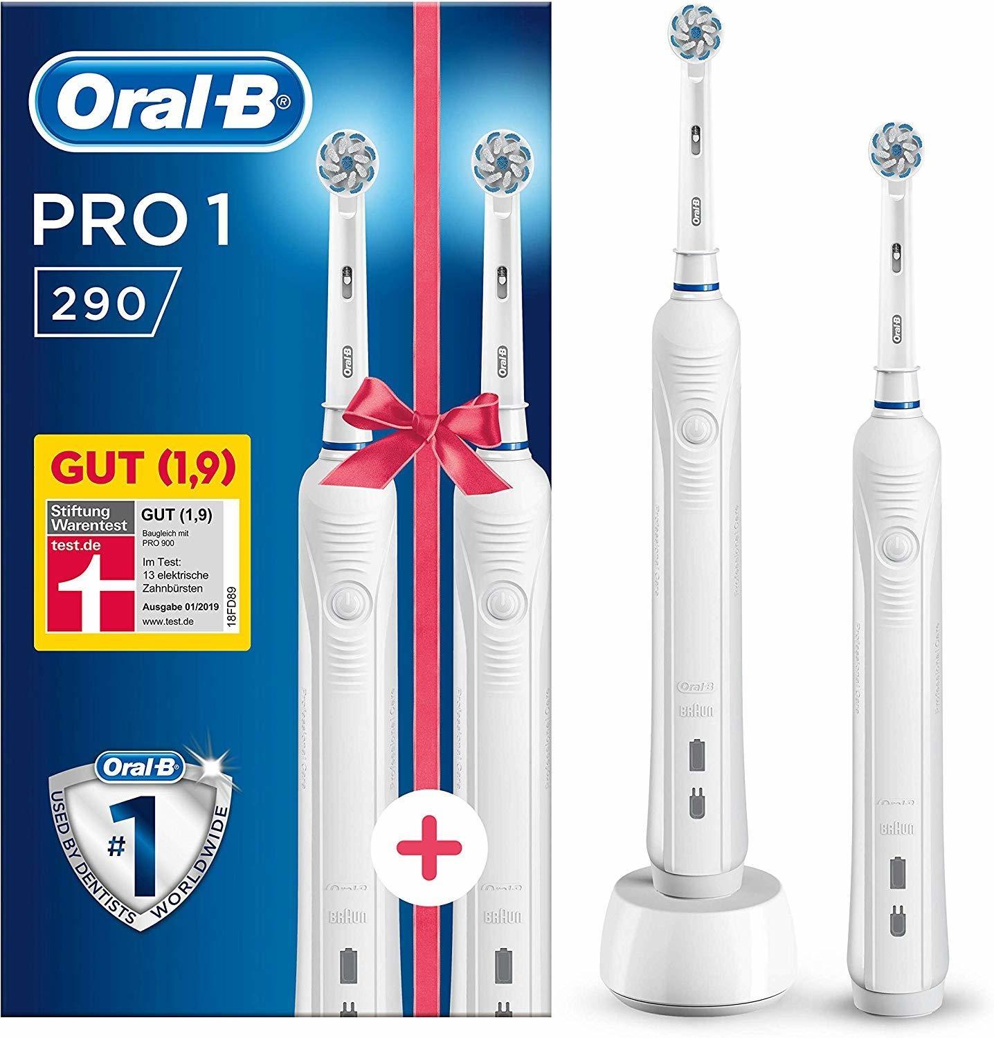 Oral-B PRO 1 290 Duopack Test TOP Angebote ab 49,08 € (August 2023)