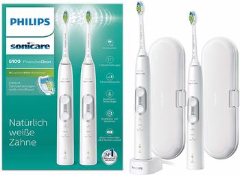 Philips Sonicare ProtectiveClean 6100 HX6877/34 Doppelpack