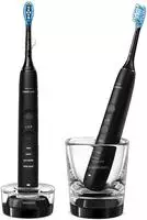 Philips Sonicare DiamondClean 9000 HX9914/54 Schallzahnb&uuml;rste 2er-Set Schwarz