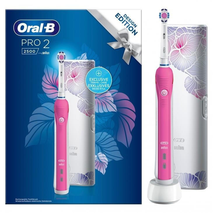 Oral-B Pro 2 2500 pink Design Edition Test ❤️ Jetzt ab 53,49 € (März 2022)  Testbericht.de