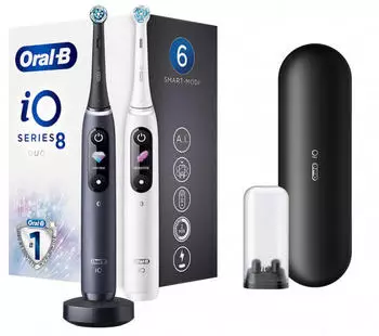 Oral-B iO Series 8 Duo Black Onyx/White Alabaster