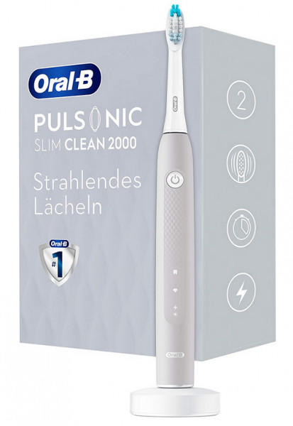 Oral-B Pulsonic Slim Clean 2000 grau Test ❤️ Jetzt ab 38,17 € (März 2022)  Testbericht.de