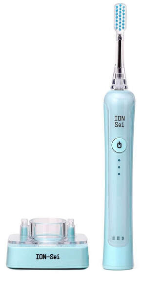 Lake Blue Eigenschaften & Energiemerkmale ION-Sei Sonic Toothbrush with Ion Technology Lake Blue