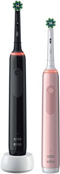 Oral-B Pro 3 3900N Cross Action Duo pink/black