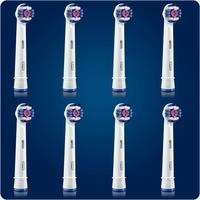 Oral B Oral-B 3D White Aufsteckbürsten für elektrische Zahnbürste 8 Stück(e) Blau, Violett, Weiß