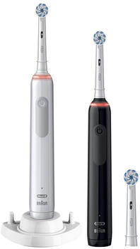 Oral-B Pro 3 3900N Sensitive Clean Duo Gift Edition black/white