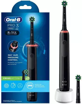 Oral-B Pro 3 3000 Cross Action Black Edition Set