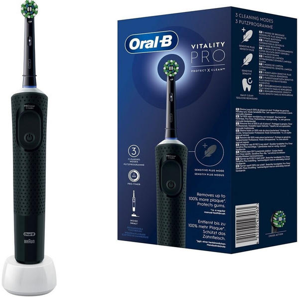 Tetsbericht Oral-B Vitality Pro D103 Protect X Clean black