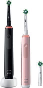 Oral-B Pro 3 3900 Cross Action Duo Gift Edition pink/black