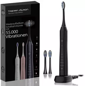 Tristan Auron Business Class mit 2 B&uuml;rstenk&ouml;pfe schwarz
