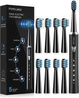 Phylian Sonic Electric Toothbrush black (HH06007)