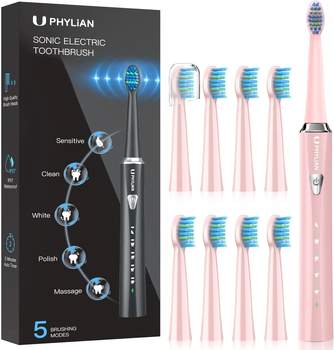 Phylian Sonic Electric Toothbrush rosé