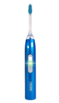 Emmi-dent Metallic Ultraschall Zahnbürste dunkelblau