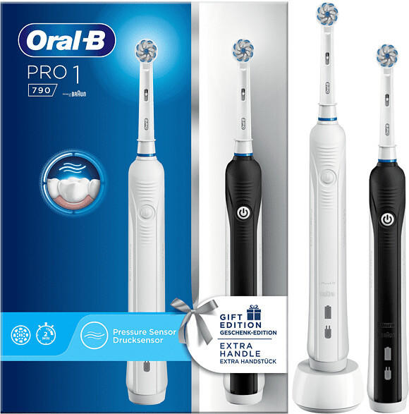 Oral-B Pro 1 790 Duo schwarz/weiß