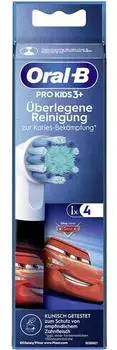 Oral-B Pro Kids 3+ Aufsteckb&uuml;rsten Cars/Princess Mix (4 Stk.)