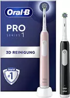 Oral-B Elektrische Zahnb&uuml;rste "PRO Series 1 Doppelpack" 2 Stk. Aufsteckb&uuml;rsten