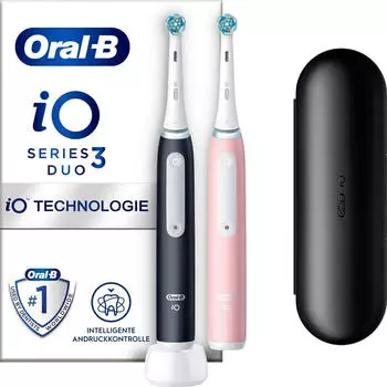 Oral-B iO Series 3 Duo matt black/blush pink