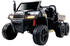 Actionbikes UTV-Kinder-Elektroauto A730 mit 6x4 Vierradantrieb, 2-Sitzer, Kippmulde, Fernbedienung, EVA-Reifen schwarz