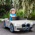 HomCom Kinderfahrzeug mit Sicherheitsgurt und Multimediaplayer 115L x 67B x 45H cm weiß