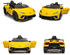 Chipolino Kinder Elektroauto Lamborghini Huracan, Fernbedienung gelb Monster
