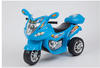 Chipolino Kinder Elektromotorrad V Sport Musik Licht Aufbewahrungsbox bis 3 km/h blau