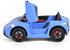 Moni Elektroauto Famous Fernbedienung Kunstledersitz Musikfunktion MP3-Anschluss blau