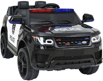 Merax Polizeiauto mit USB AUX und Bluetooth Schwarz