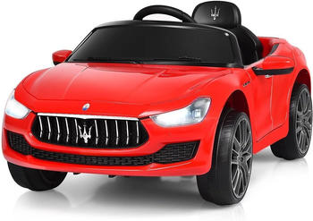Costway 12V Maserati Kinderauto mit 2,4G-Fernbedienung rot
