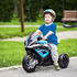 HomCom Kinder Elektro-Motorrad Kindermotorrad Elektro-Dreirad ab 18 Monaten Blau