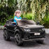 HomCom Kinder Elektroauto, SUV mit Fernbedienung, Musik, bis 5 km/h, Schwarz