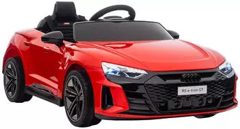 HomCom Kinderfahrzeug Audi RS e-tron GT mit Fernbedienung rot