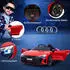 HomCom Kinderfahrzeug Audi RS e-tron GT mit Fernbedienung rot