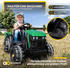 Actionbikes Elektro Kindertraktor mit Anhänger Trecker rot/schwarz (TD925)