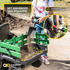 Actionbikes Elektro Kindertraktor mit Anhänger Trecker rot/schwarz (TD925)