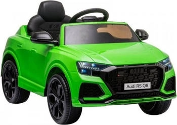 Lean Toys Audi RS Q8 Einsitzer Elektroauto für Kinder grün 12 V
