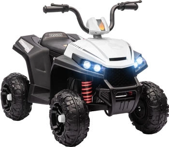 AIYAPLAY Kinderquad mit 4-Rad-Federung (370-375) Wei&szlig;