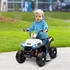 AIYAPLAY Kinderquad mit 4-Rad-Federung (370-375) Weiß
