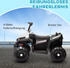 AIYAPLAY Kinderquad mit 4-Rad-Federung (370-375) Weiß
